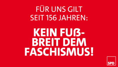 Kein Fußbreit dem Faschismus!